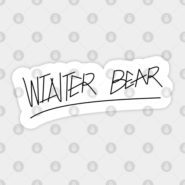 BTS Kim Taehyung "Winter Bear" Sticker by KPOPBADA